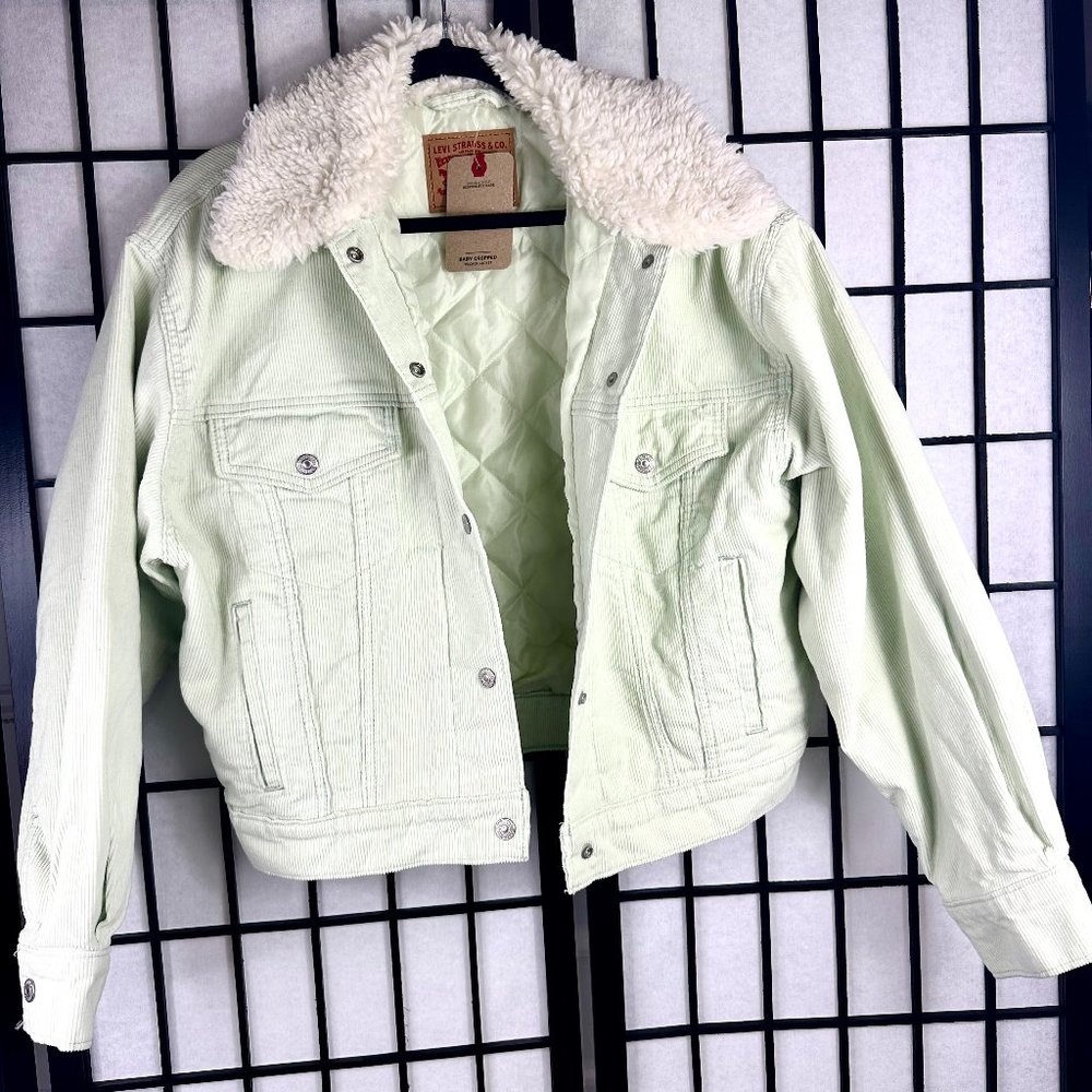 NWT Levi Strauss Baby Cropped Trucker Jacket